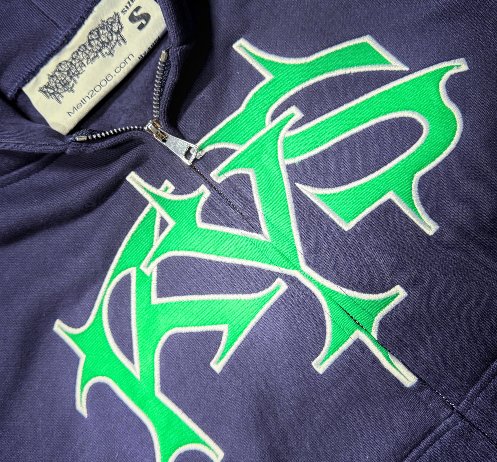 Green parody zip up