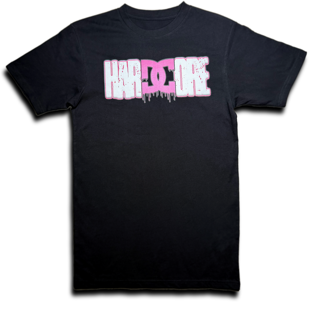 Hardcore t shirt pink