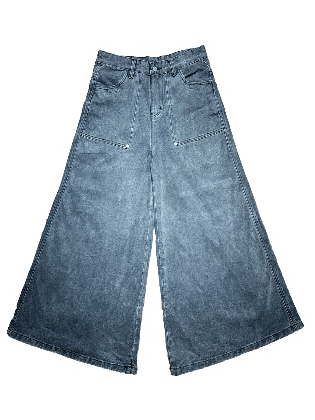 Grey double Knees pants