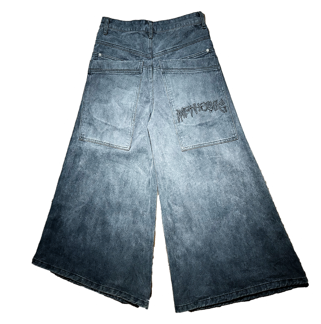 Grey double Knees pants