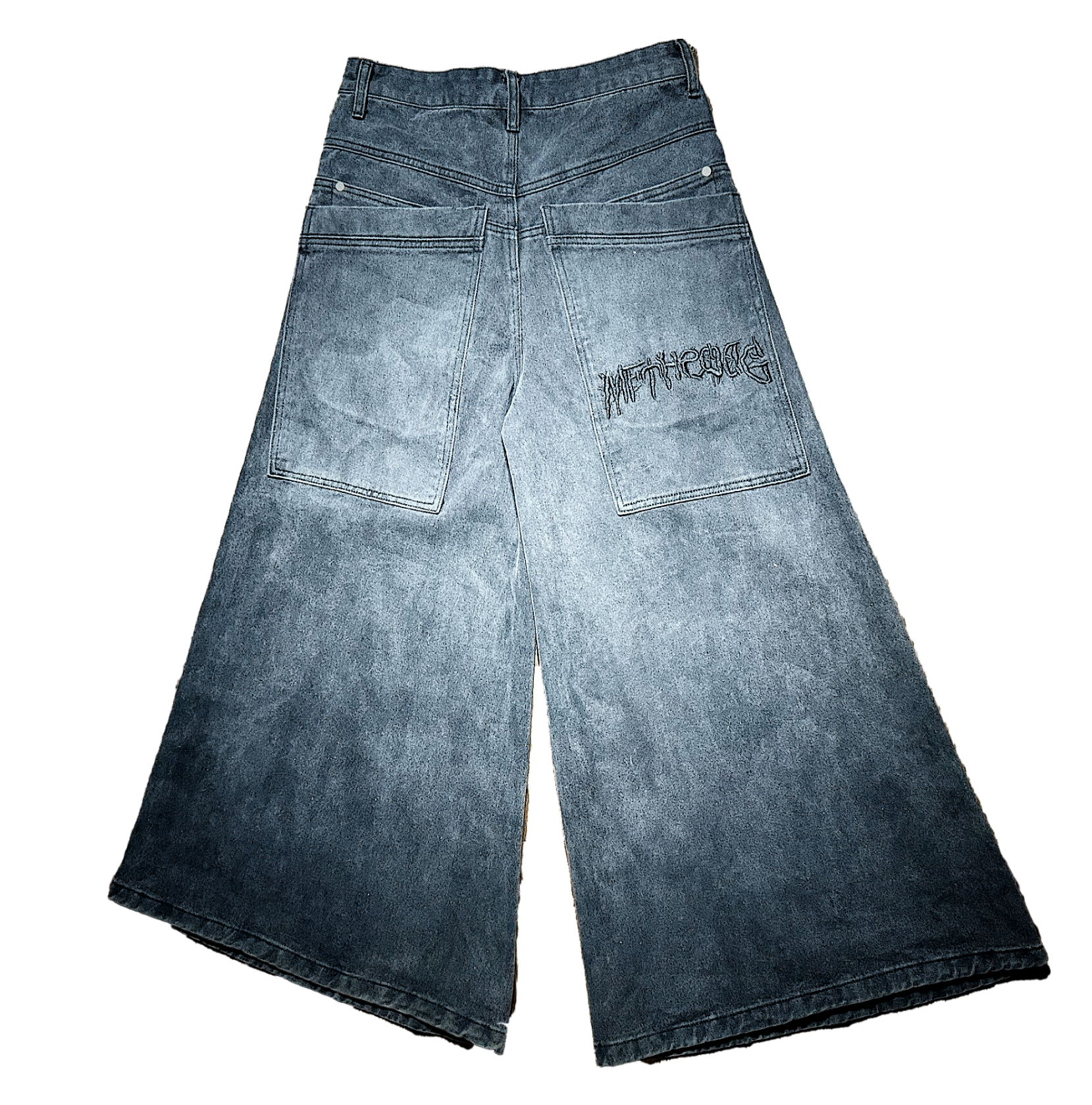 Grey double Knees pants