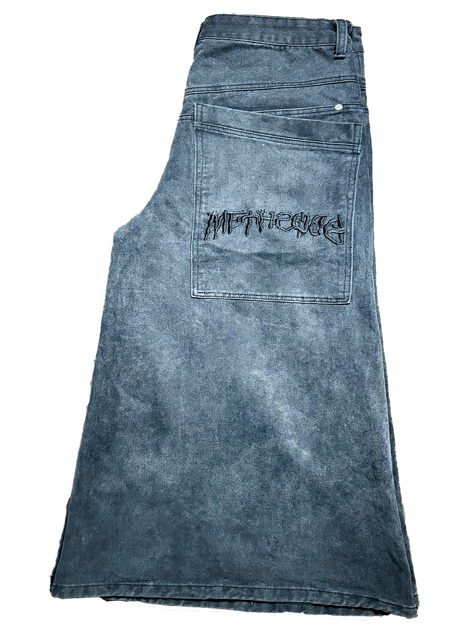 Grey double Knees pants