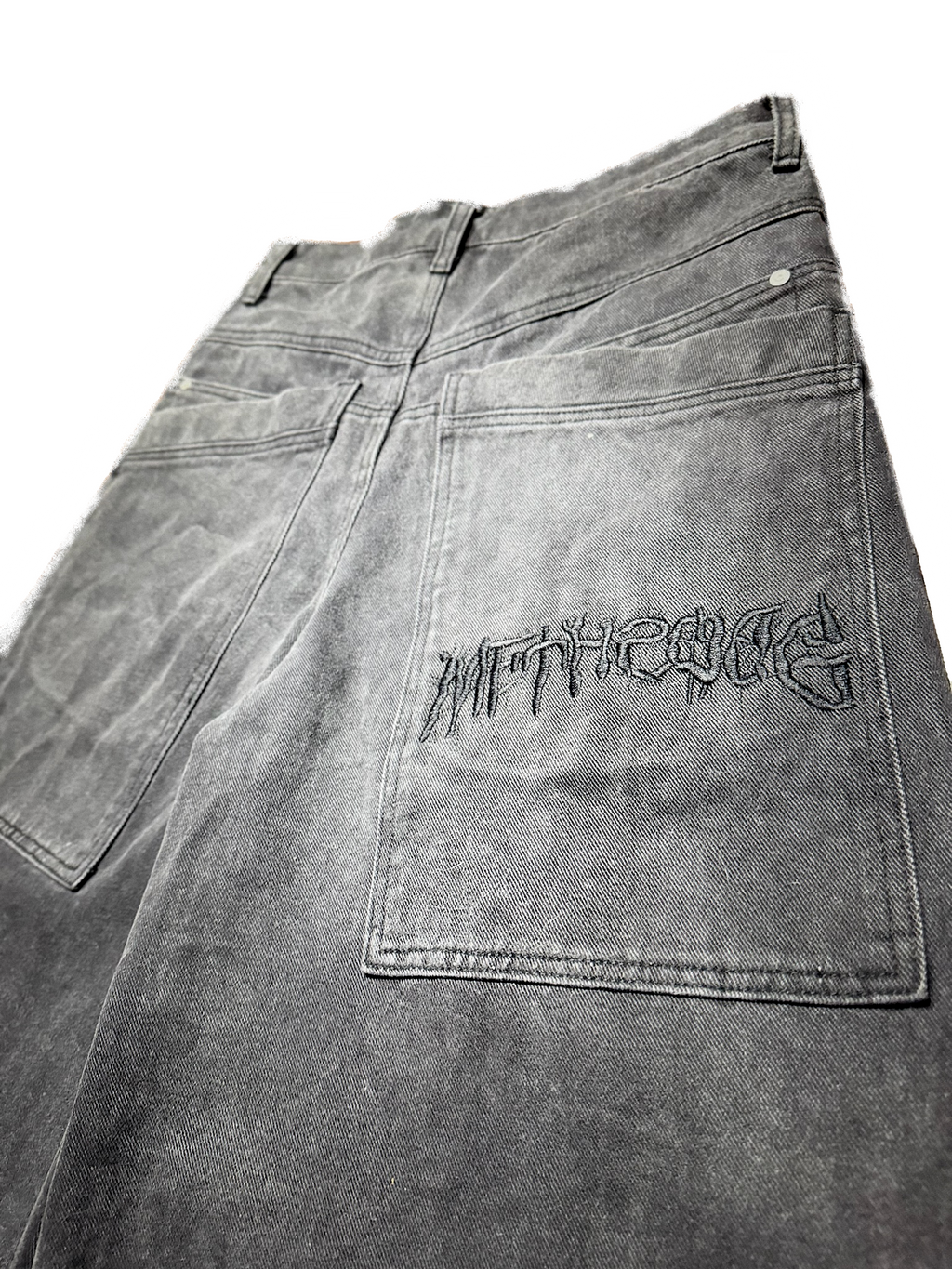 Grey double Knees pants