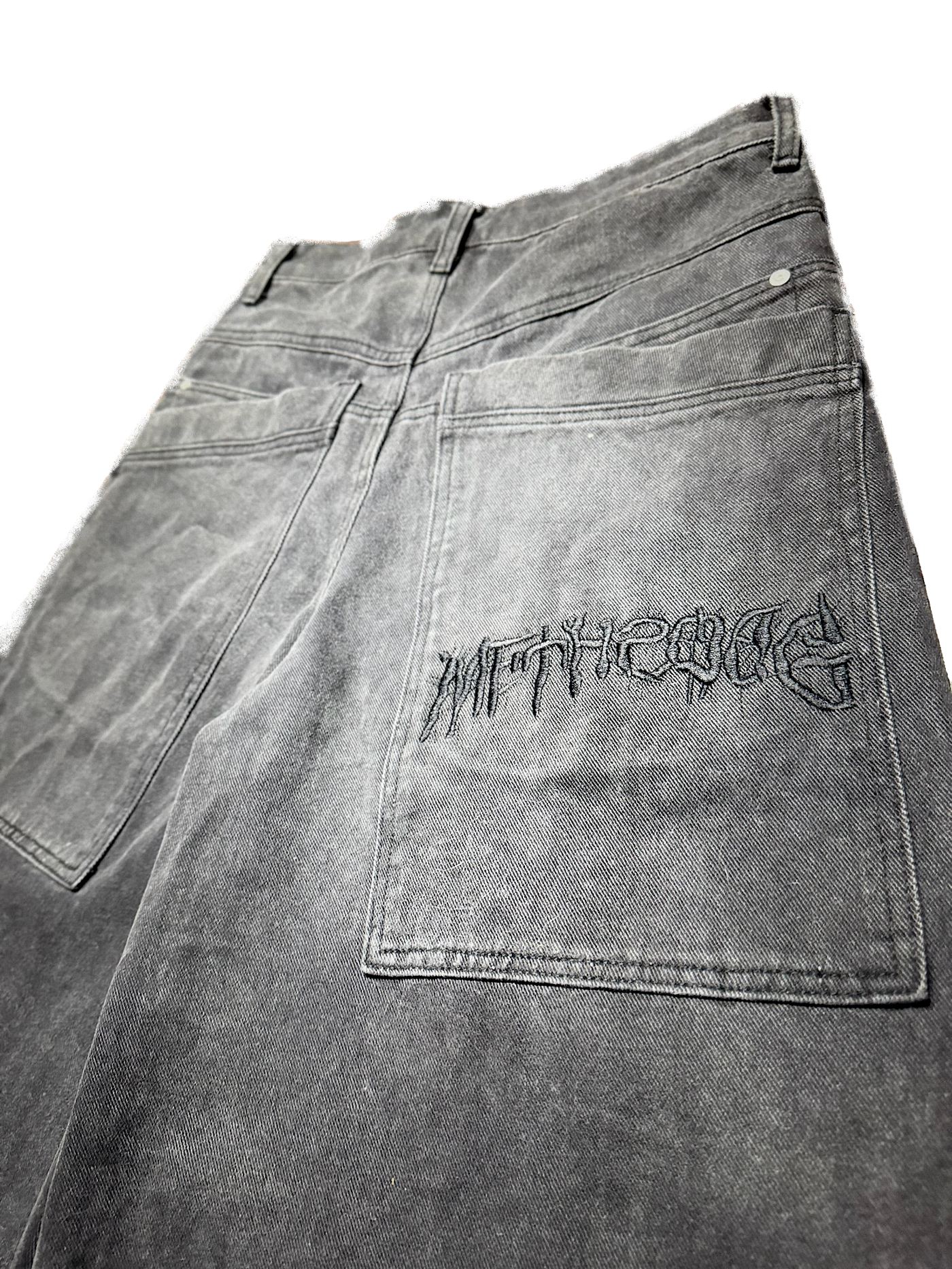 Grey double Knees pants