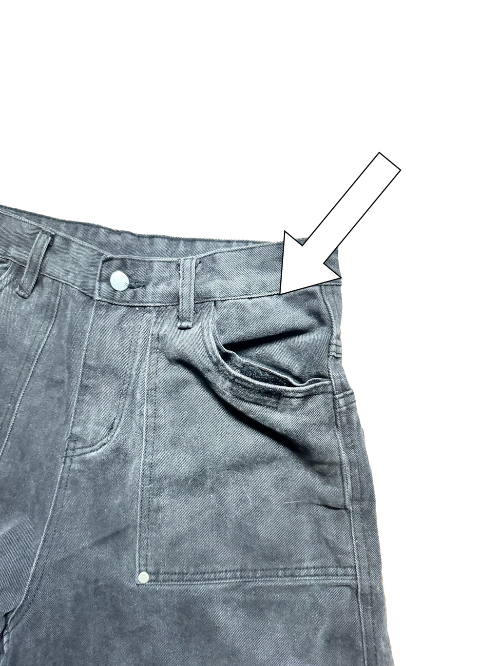 Grey double Knees pants