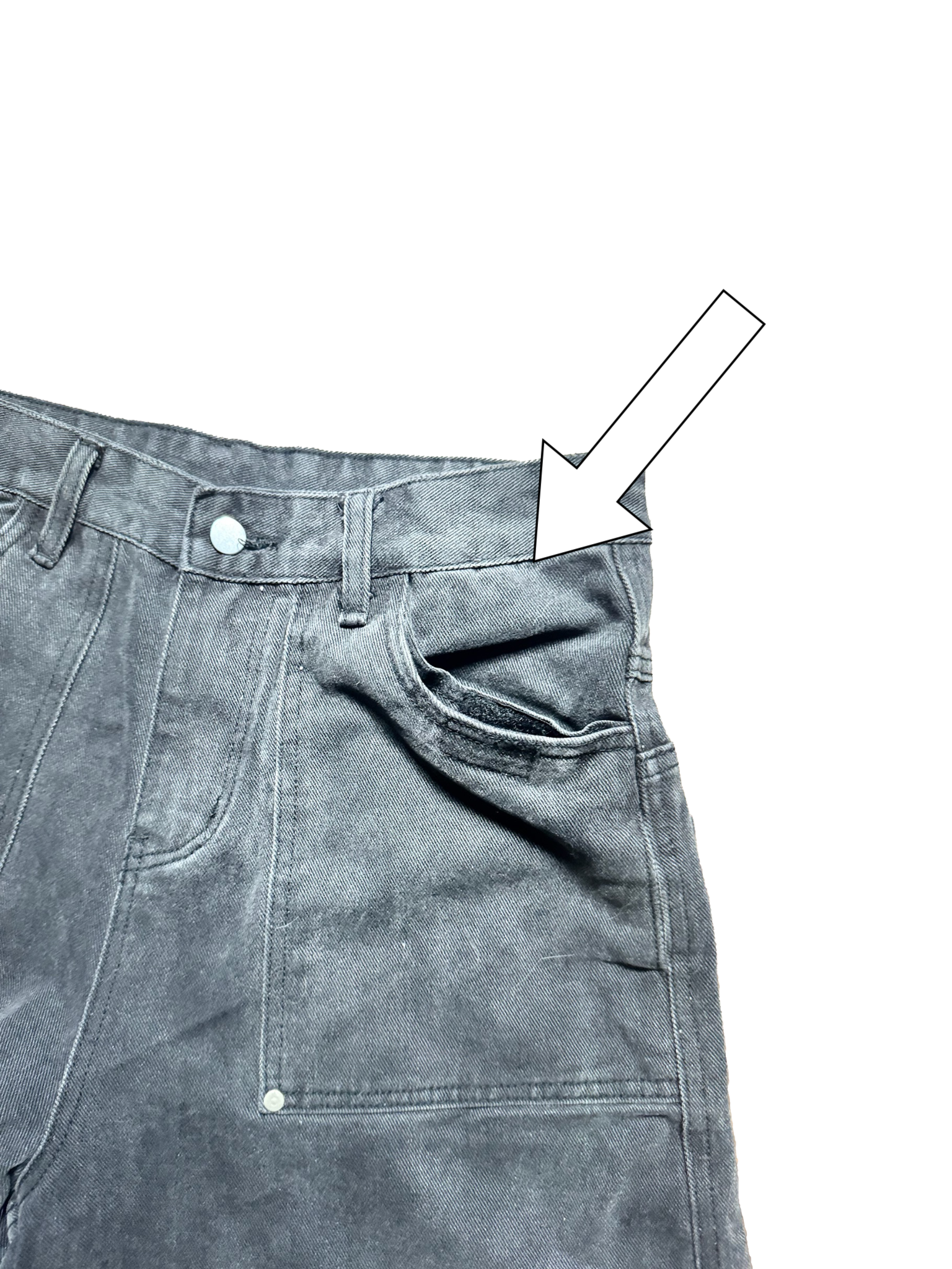 Grey double Knees pants